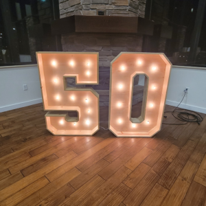 4ft 50 sign