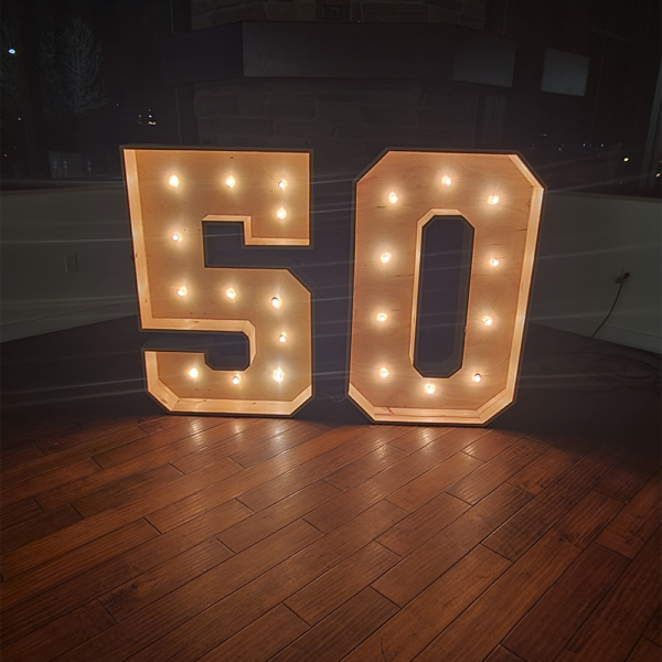 4ft 50 sign