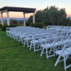 white folding resin chairs