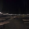 string lights and poles