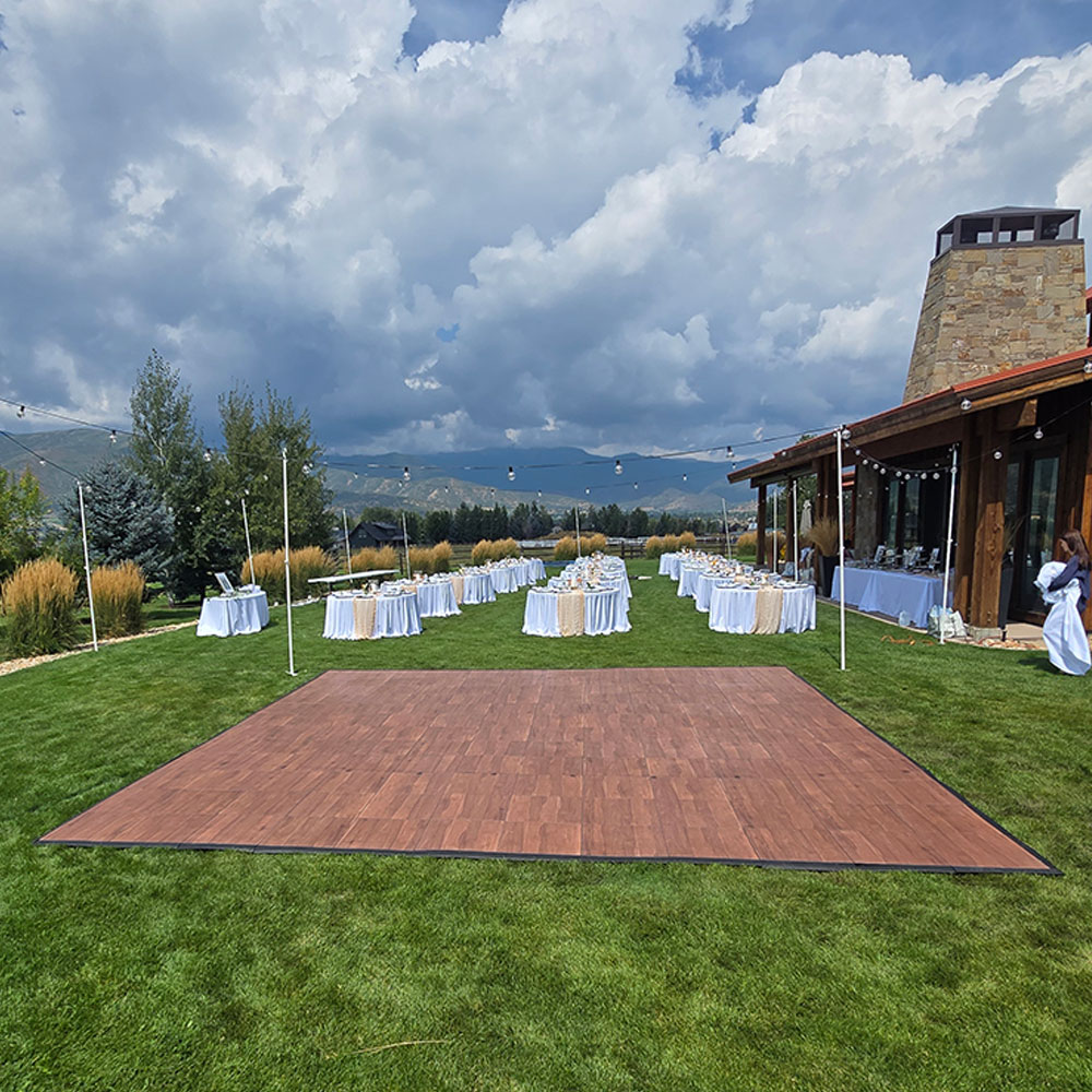 dark maple dance floor