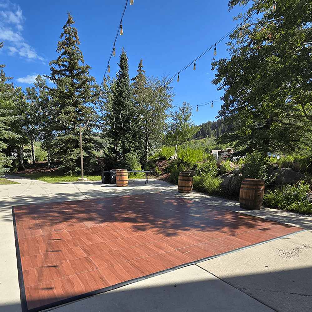 dark maple dance floor