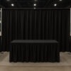 black drapes pipe and drape