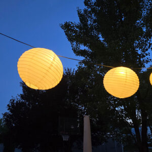 String Light Paper Lantern